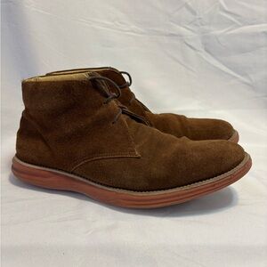 MARTIN DINGMAN Countryaire Oiled Suede Havana Chukka Boots Size 10M